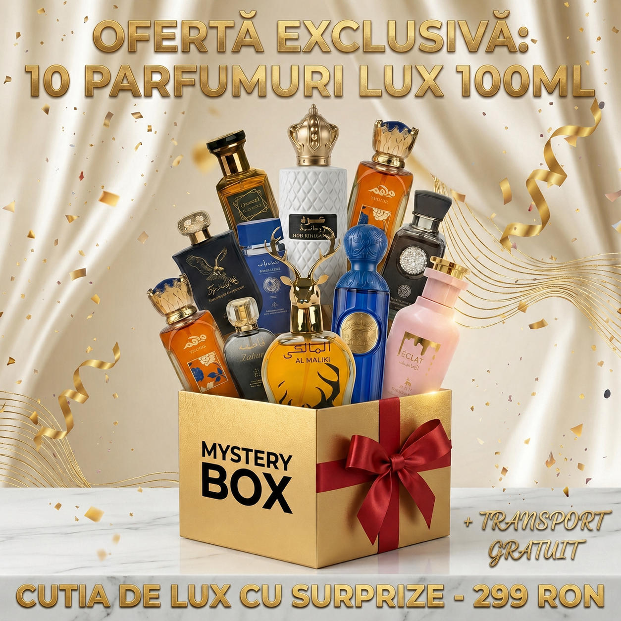 VIP Mistery Box 10 Parfumuri Orientale 100ML