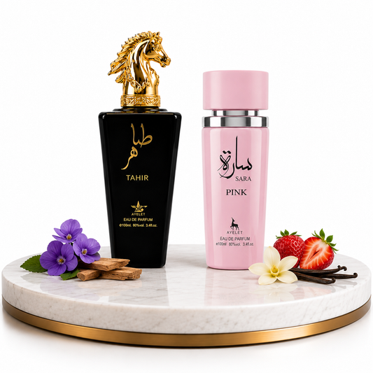 Set 2 Parfumuri Orientale 100ML (1x Dama + 1x Barbati) - Tahir + Sara Pink