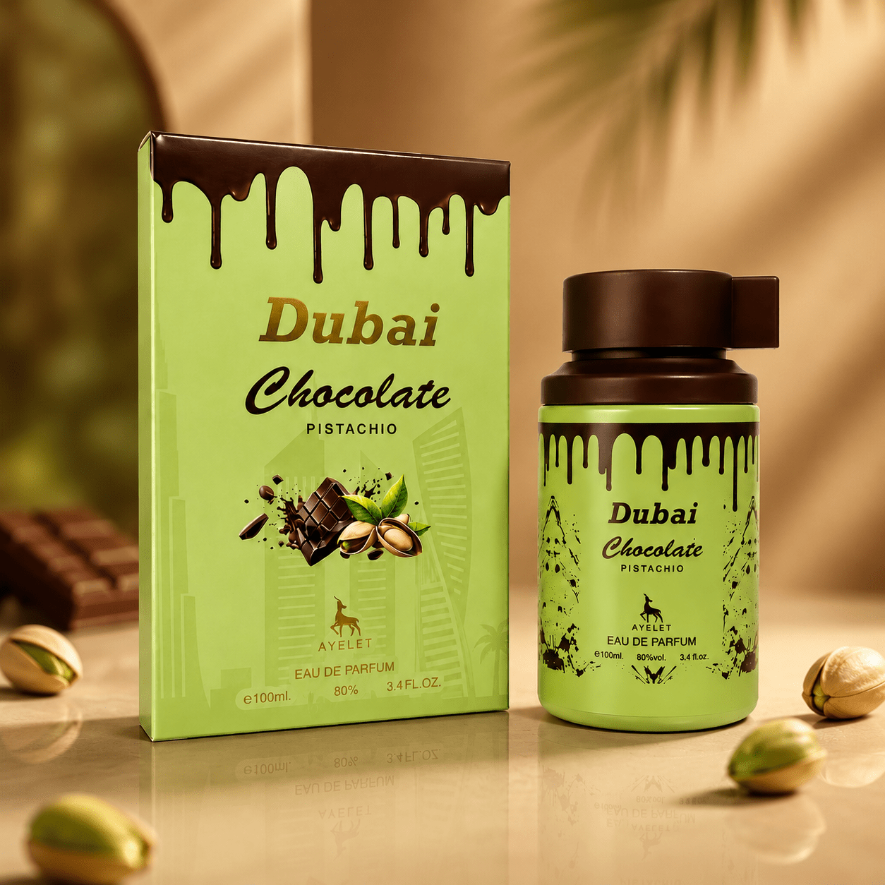 Set 2 Parfumuri Orientale De Dama 100ML - Dubai Choco + Sara Pink