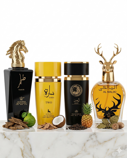 Set 4 Parfumuri De Barbati 100ML - Tahir + Sara Two + Apollo Mane + Al Maliki