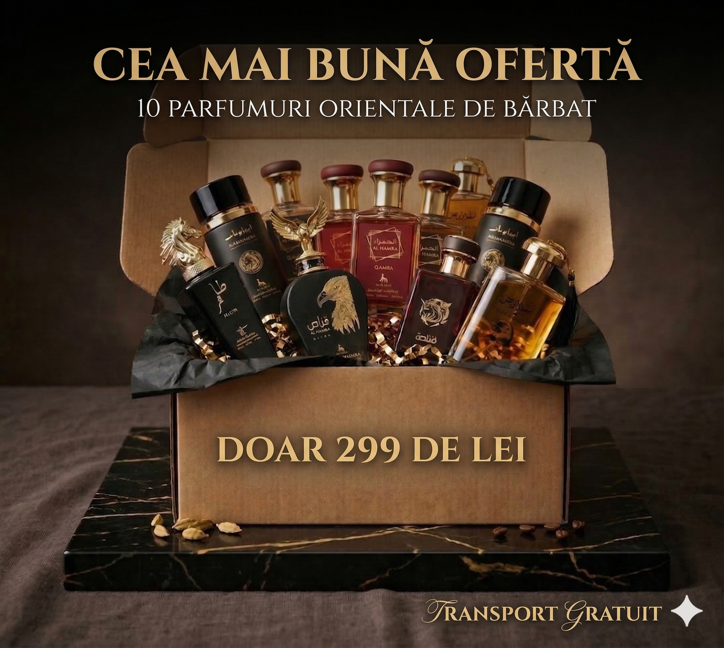 Mistery Box 10 Parfumuri Arabesti 100ML - 10 Parfumuri Arabesti De Barbati