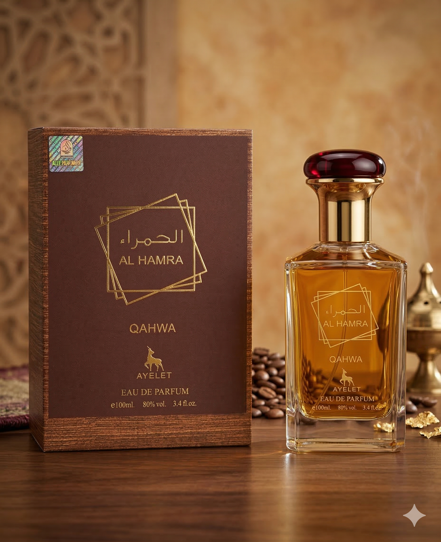 Set 5 Parfumuri Orientale Barbati 100ML - Mousuff Brown + Al Hamra + Apollo Mane + Al Hamra Qahwa + Tahir