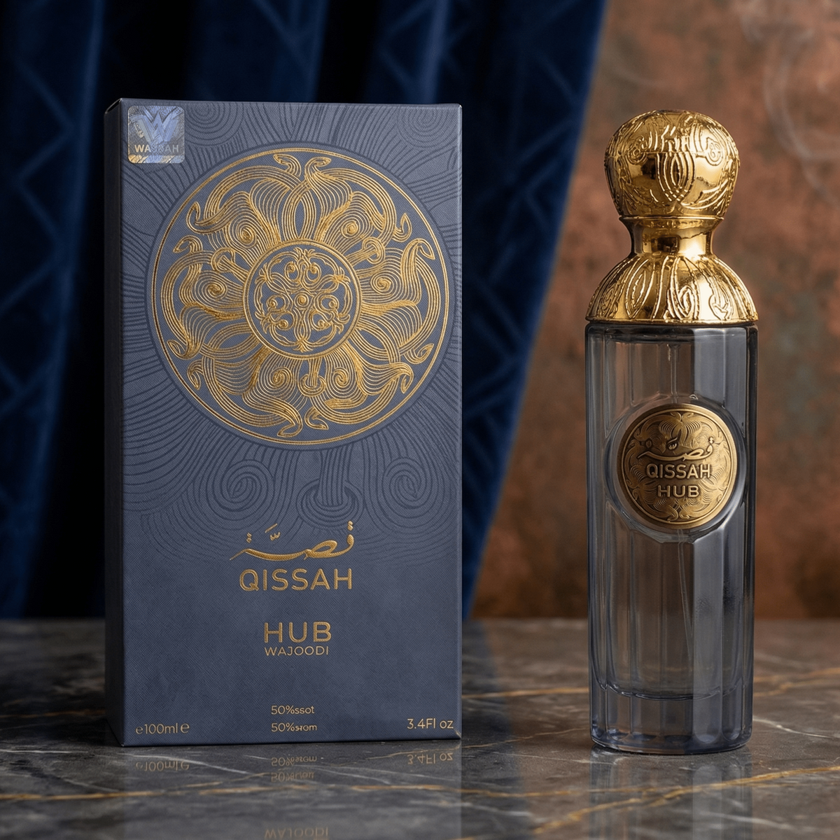 Set 5 Parfumuri Orientale 100ML (2 Dame + 3 Barbati) - Qissah Pink + Antarctic + Tahir + Antarctic + Qissah Grey