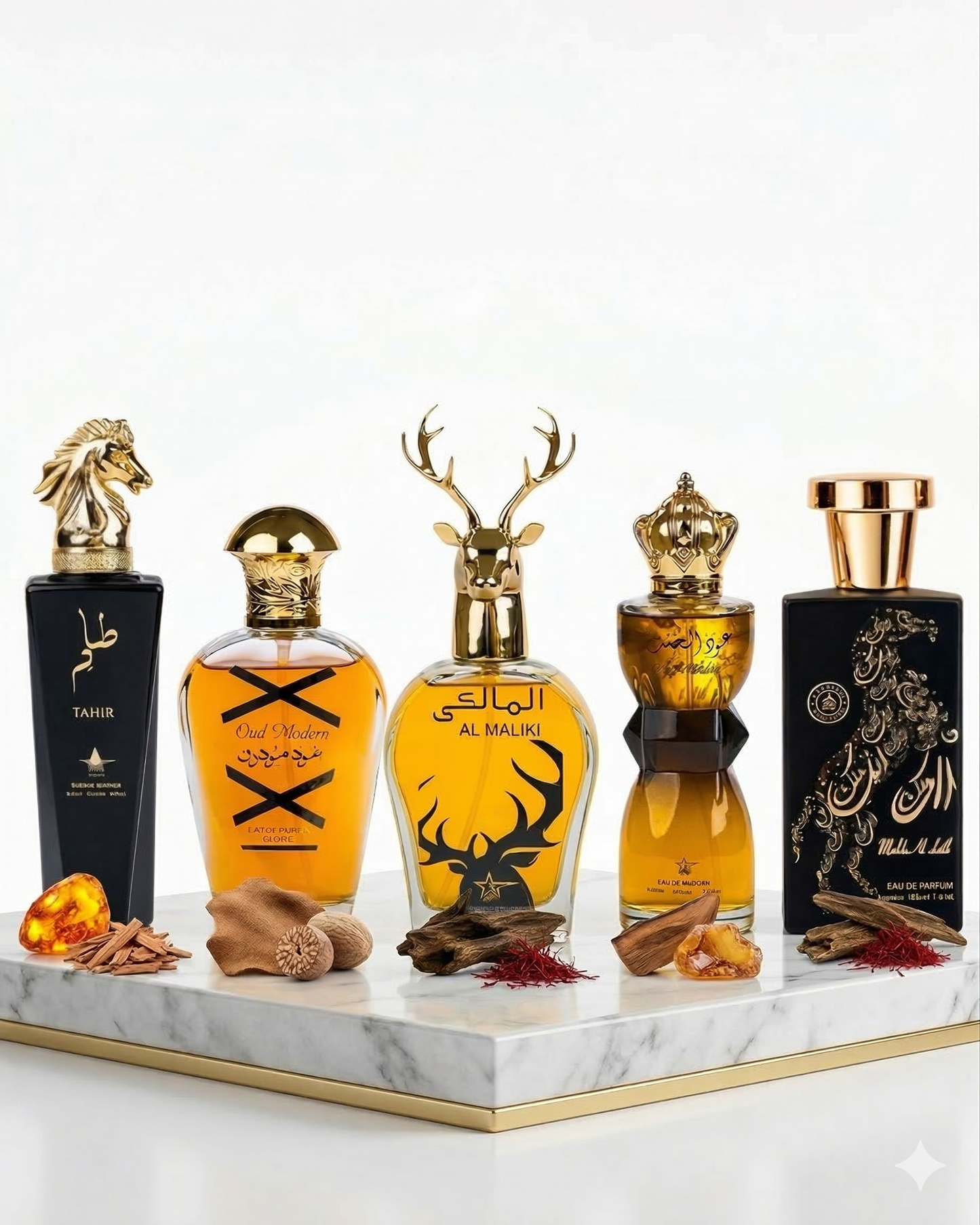 Set 5 Parfumuri Orientale Barbati 100ML - Tahir + Oud Modern + Al Maliki + Oud Al Khashab + Malik Al Lail