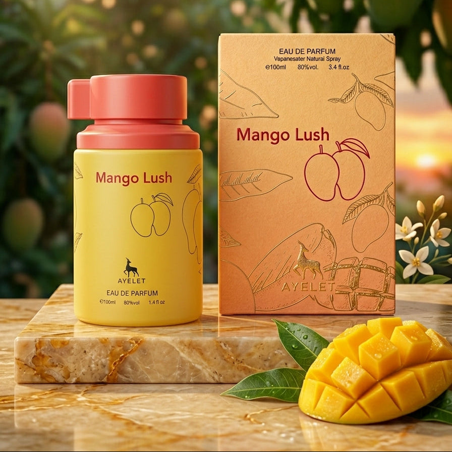 Set 3 Parfumuri Orientale Barbat 100ML - Mandarin Blue + Mango Lush + Dubai Chocolate