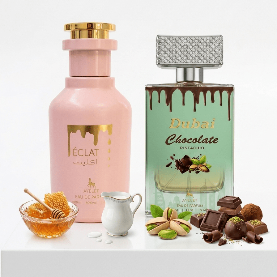 Set 2 Parfumuri Orientale Dama 100ML - Eclat + Dubai Chocolate
