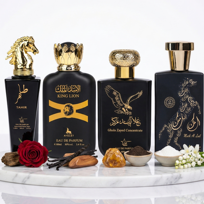 Set 4 Parfumuri Orientale Barbat 100ML - Tahir + King Lion + Ghala Zayed + Malik Al Lail