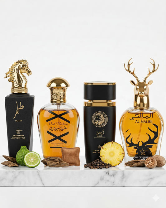 Set 4 Parfumuri Orientale Barbati 100ML - Tahir + Oud Modern + Apollo Mane + Al Maliki