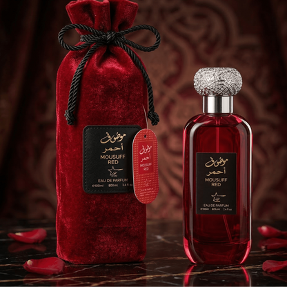 Set 4 Parfumuri Arabesti (2x Barbat + 2x Dama) 100ML - Mousuff Brown + Raghba Gold + Sama Al Emarat Khususi + Mousuff Red