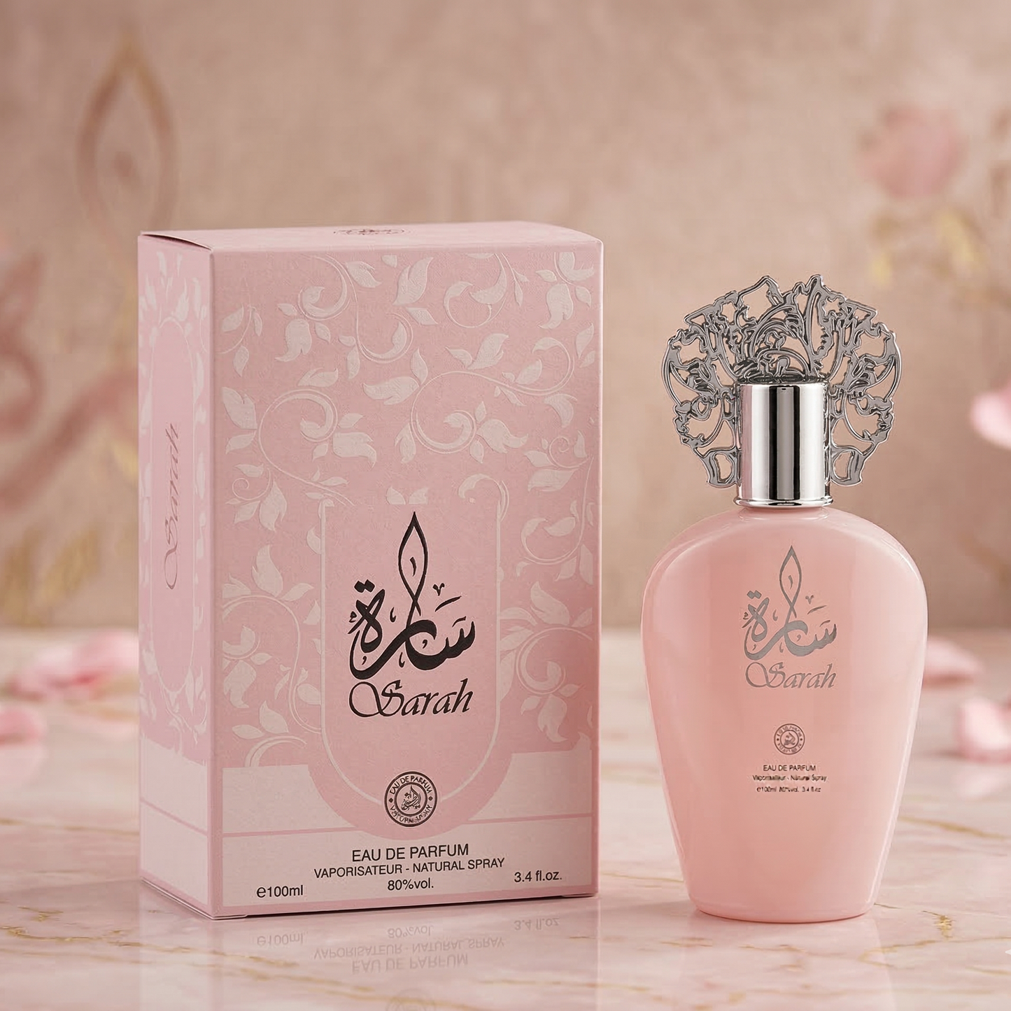 Set 4 Parfumuri Orientale Dama 100ML - Mousuff Pink + Sarah + Antarctic + Mousuff Red