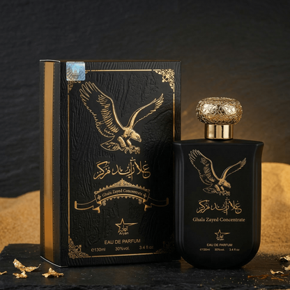 Set 4 Parfumuri Arabesti De Barbati 100ML - Sheikh Zayed Gold+ Ghala Zayed + Tahir + Apollo Mane Black