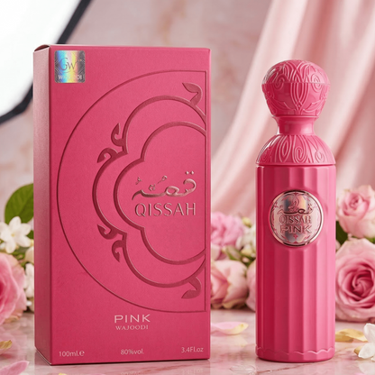 Set 4 Parfumuri Arabesti (2x Barbat + 2x Dama) 100ML - Sara Candy + Qissah Pink + Apollo Mane Brown + Mousuff Brown