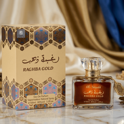 Set 4 Parfumuri Arabesti (2x Barbat + 2x Dama) 100ML - Mousuff Brown + Raghba Gold + Sama Al Emarat Khususi + Mousuff Red