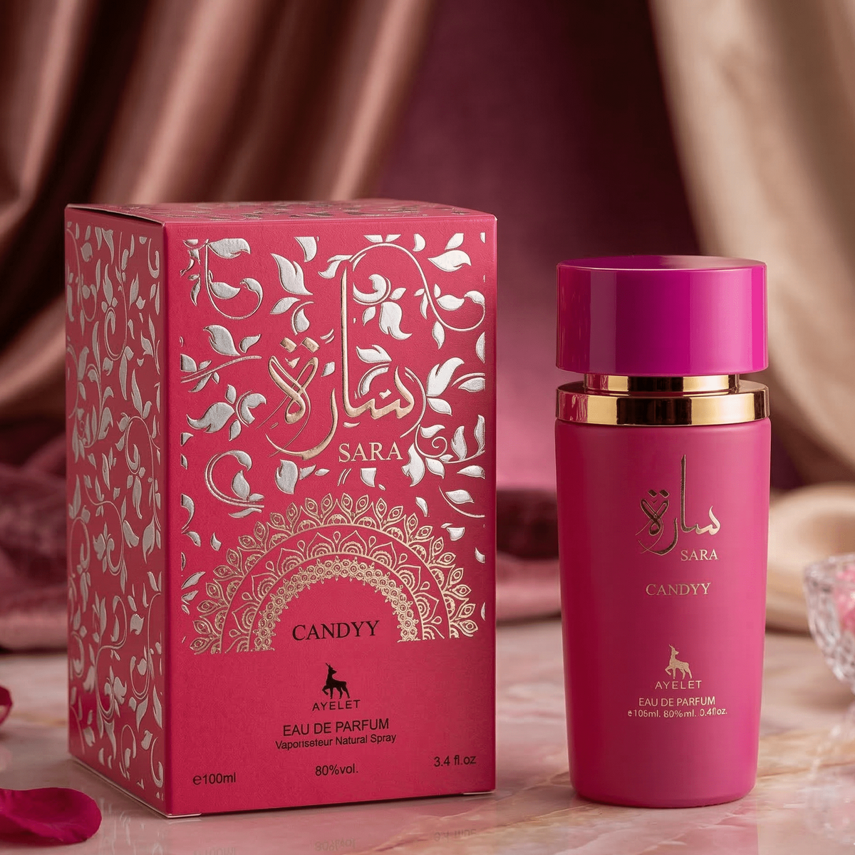 Set 5 Parfumuri Orientale 100ML - Sara Pink + Mousuff Red + Sara White + Mousuff Pink + Sara Candy