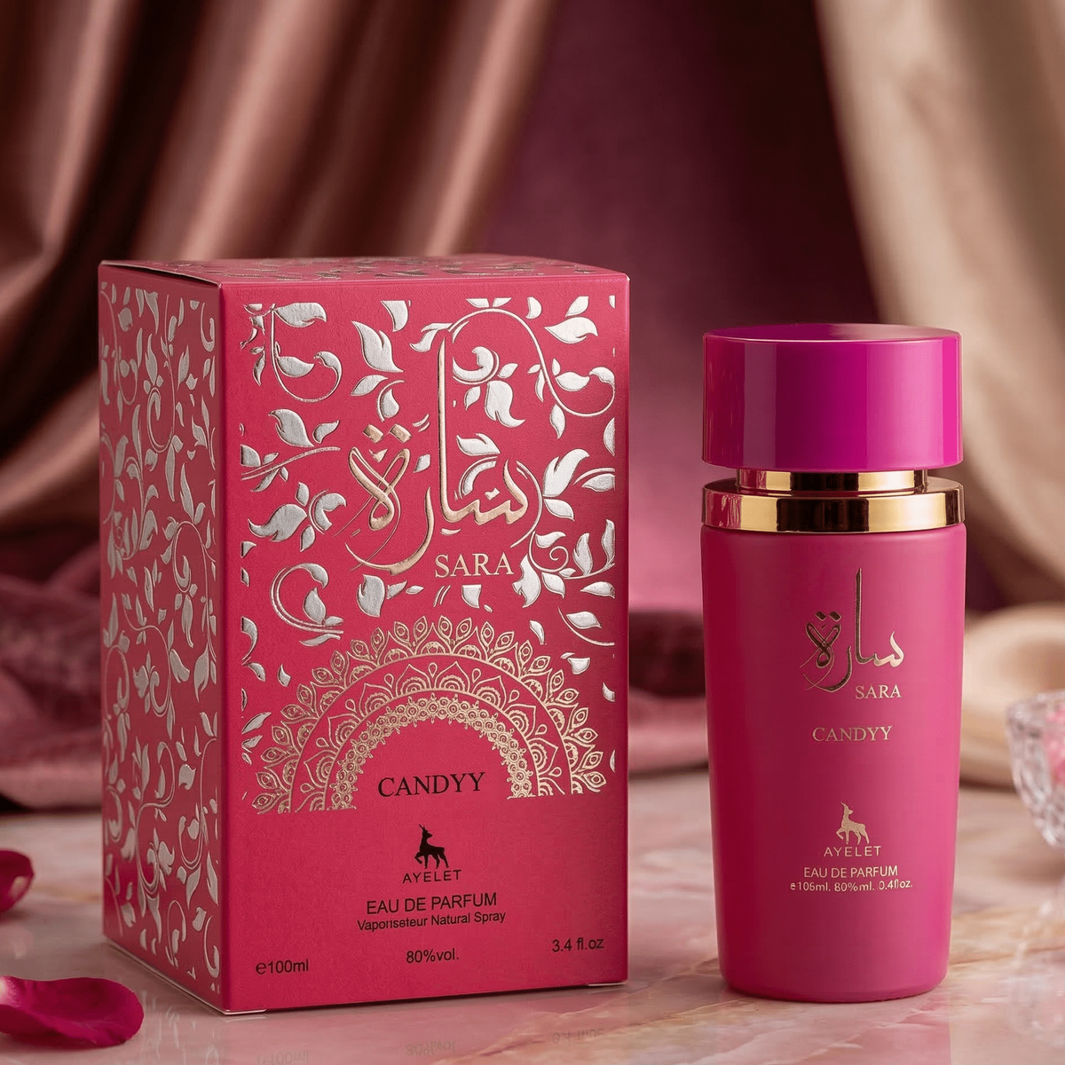 Set 3 Parfumuri Orientale Dama 100ML - Sara Pink + Sara White + Sara Candy