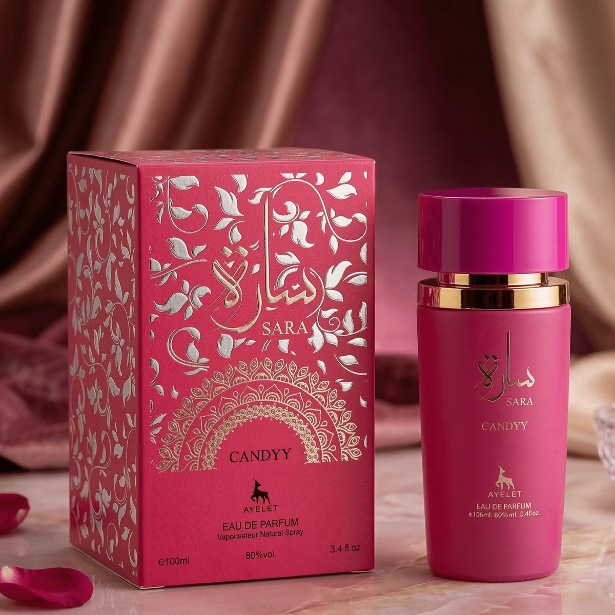 Set 5 Parfumuri Orientale 100ML (3 Dama + 2 Barbati) - Sara Candy + Apollo Mane Brown + Sara Pink + Apollo Mane Black + Sara Two