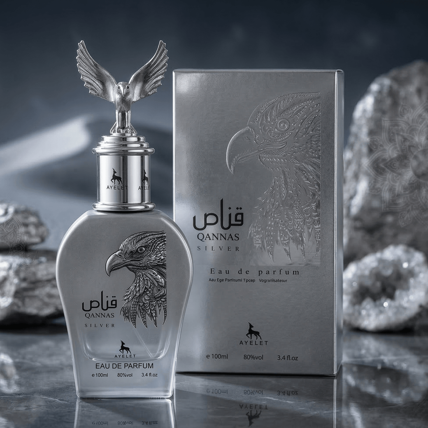 Set 2 Parfumuri Orientale Barbati 100ML - Qannas Black + Qannas Silver - Parfumuri Top