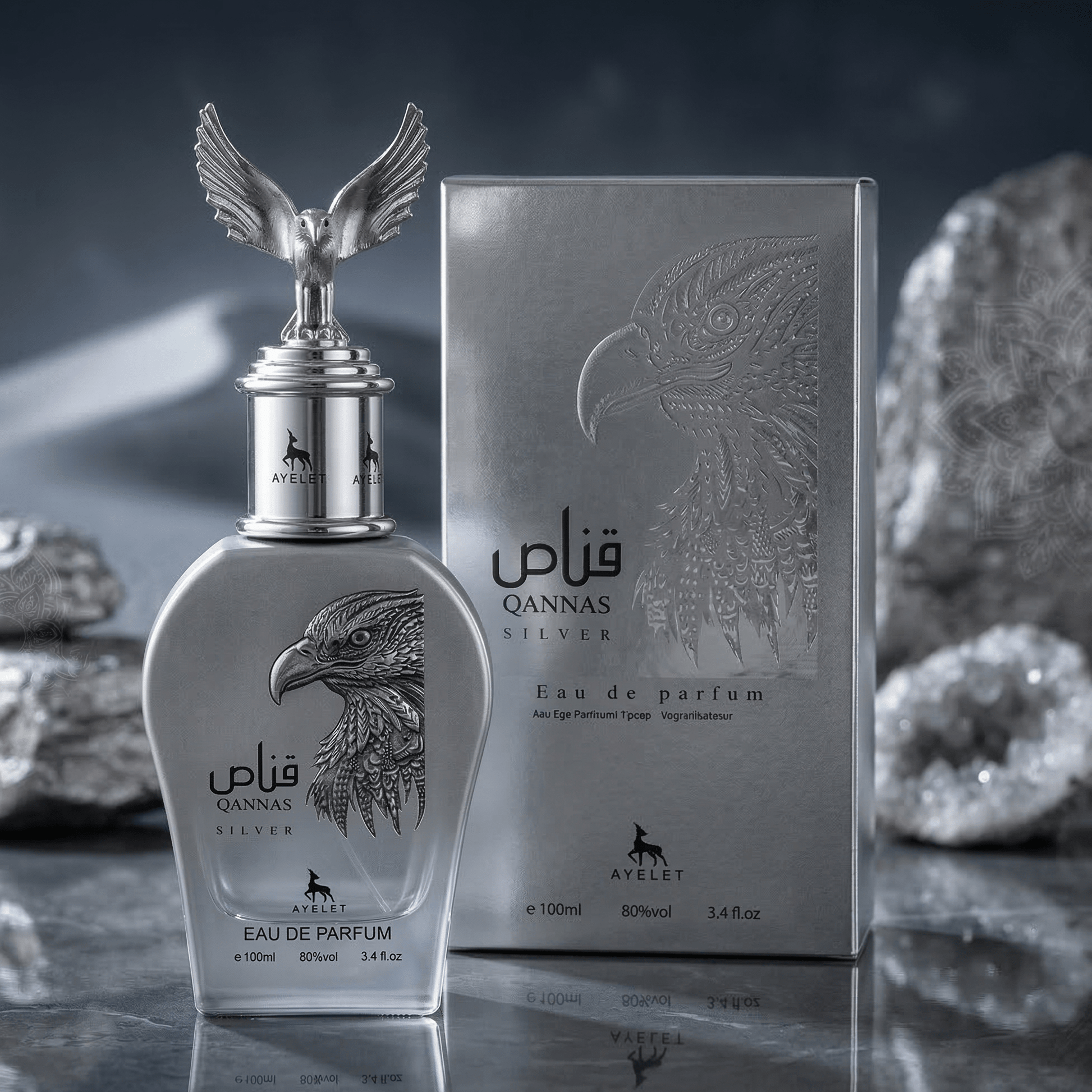 Set 2 Parfumuri Orientale Barbati 100ML - Qannas Black + Qannas Silver - Parfumuri Top