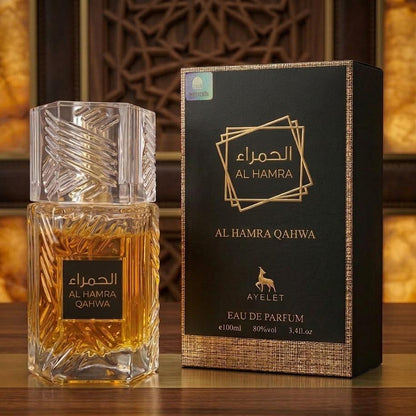 Set 2 Parfumuri Orientale (Dama + Barbat) 100ML - Al Hamra + Al Hamra Qahwa - Parfumuri Top