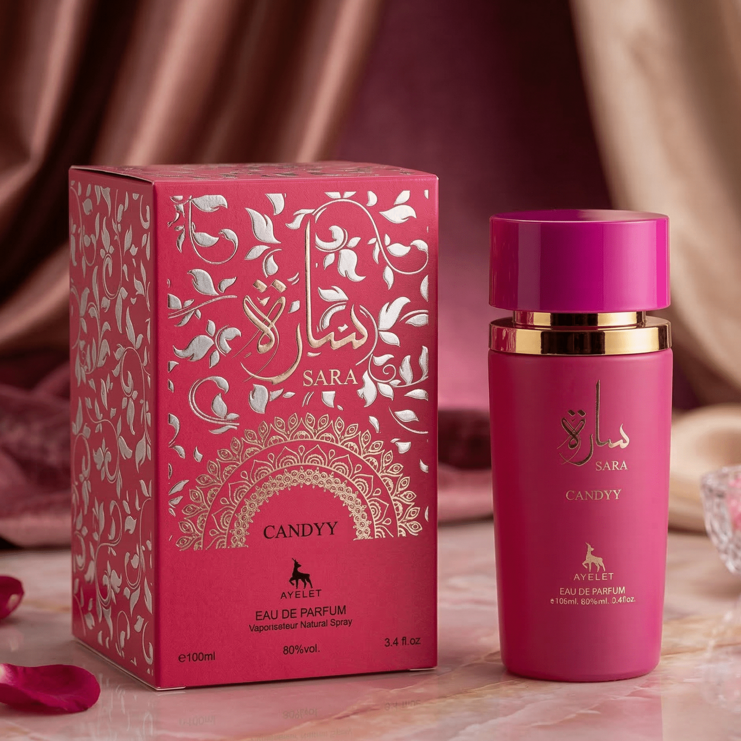 Set 5 Parfumuri Orientale 100ML (3 Dama + 2 Barbat) - Tahir + Sara Pink + Sara White + Sara Candy + Qannas Black - Parfumuri Top
