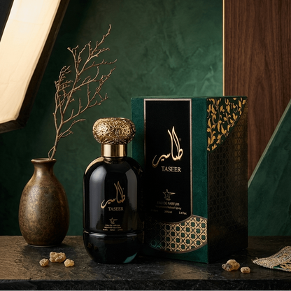 Set 5 Parfumuri Orientale 100ML (3 Dama + 2 Barbat) - Taseer + Sarah + Eclat + Antarctic Pink + Qannas Black - Parfumuri Top