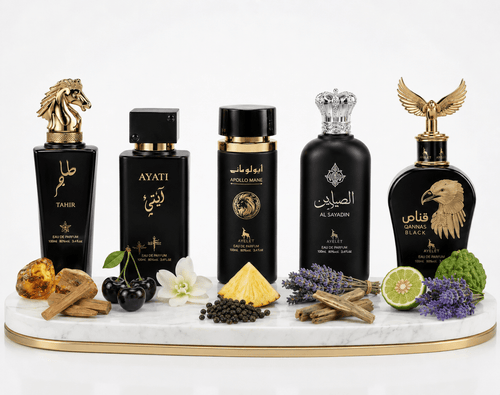 Set 5 Parfumuri Orientale Barbati 100ML - Tahir + Ayati + Apollo Mane + Al Sayadin + Qannas Black - Parfumuri Top